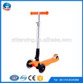 2015 Nuevo producto para la scooter de equilibrio del uno mismo de los cabritos tres ruedas mini favorable compresión del balance del empuje para los cabritos hechos en China